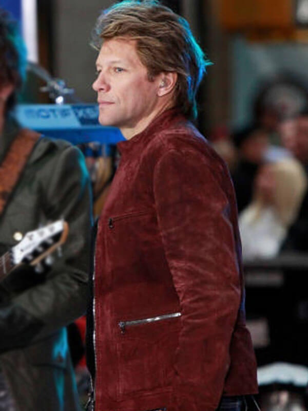 Bon Jovi Today Show Red Suede Jacket