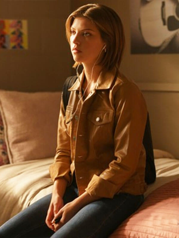 Bree Tell Me Lies Season 02 Brown Leather Jacket
