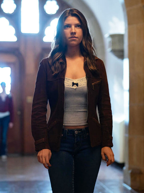 Bree Tell Me Lies Season 02 Brown Suede Jacket