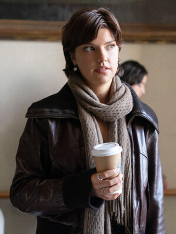 Bree Tell Me Lies Season 03 Brown Leather Jacket