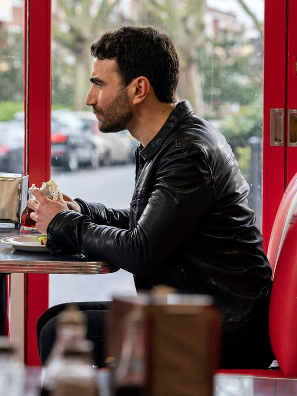 Brett Goldstein Ted Lasso Season 02 Black Leather Jacket