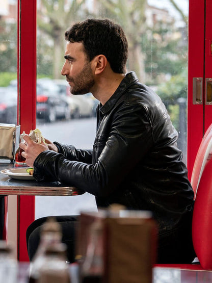 Brett Goldstein Ted Lasso Season 02 Black Leather Jacket