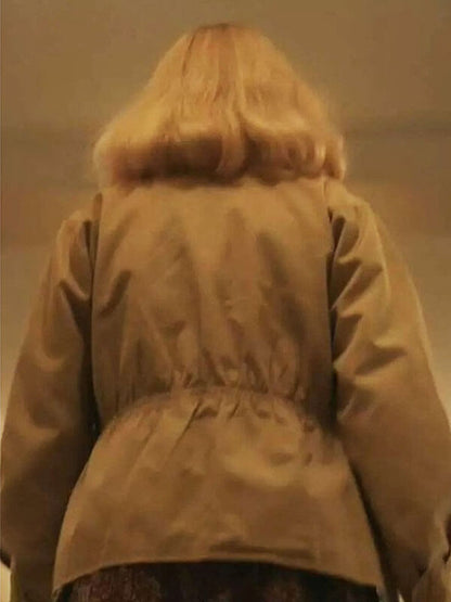 Brie Larson Lessons In Chemistry 2023 Brown Cotton Jacket