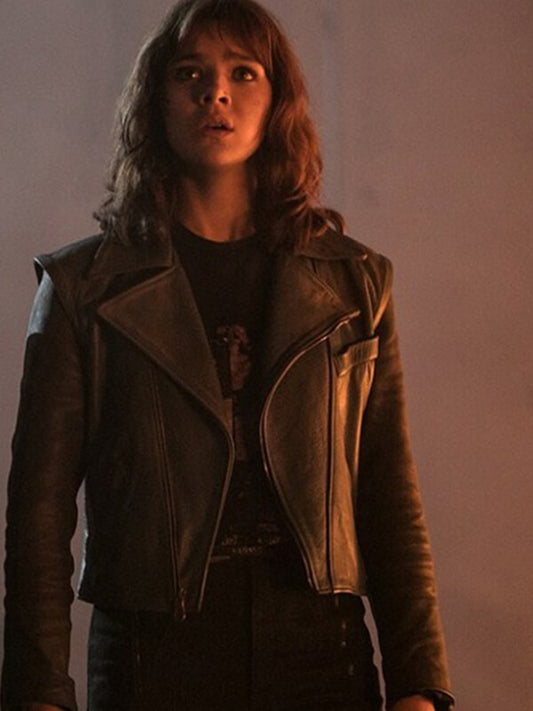 Bumblebee 2018 Hailee Steinfeld Green Leather Jacket