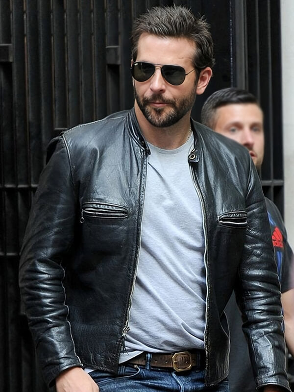 Burnt 2015 Bradley Cooper Black Leather Jacket