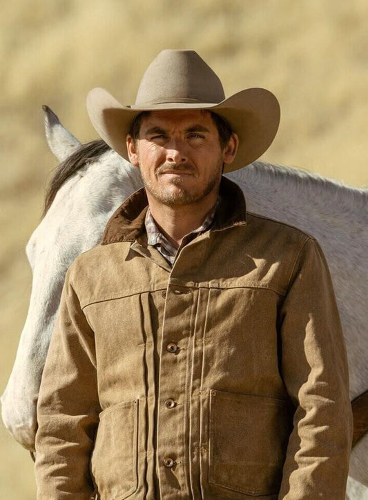 Cade Haris The Madison Season 01 Brown Cotton Jacket