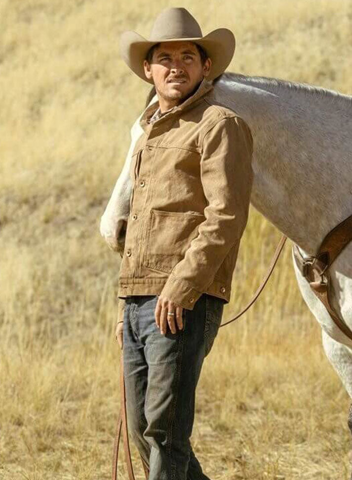 Cade Haris The Madison Season 01 Brown Cotton Jacket