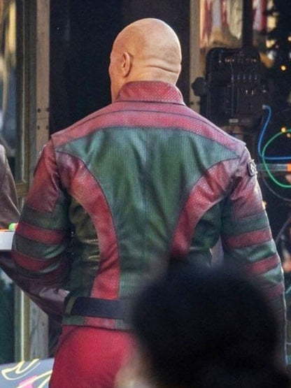 Callum Drift Red One Black & Red Leather Jacket