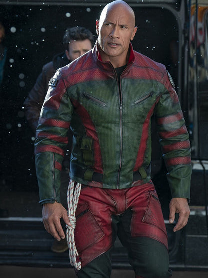 Callum Drift Red One Black & Red Leather Jacket