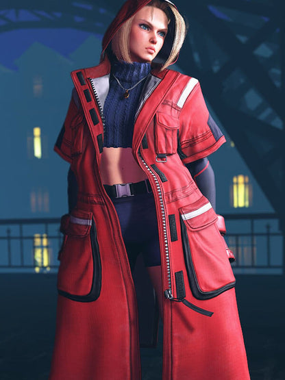 Cammy White Street Fighter 6 Red Leather Coat.