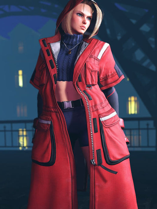 Cammy White Street Fighter 6 Red Leather Coat.