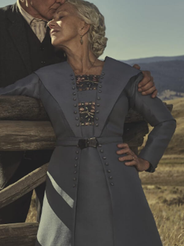 Cara Dutton 1923 Wool Grey Jacket