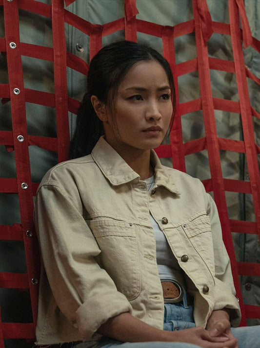 Cate Randa Monarch Legacy Of Monster Season 02 Beige Denim Jacket