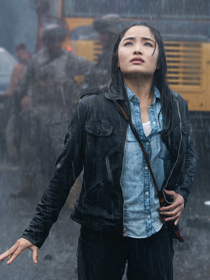 Cate Randa Monarch Legacy Of Monsters Season 01 Black Leather Jacket
