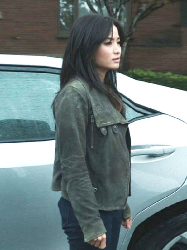 Cate Randa Monarch Legacy Of Monsters Season 01 Green Suede Jacket