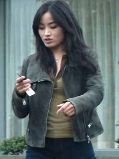 Cate Randa Monarch Legacy Of Monsters Season 01 Green Suede Jacket