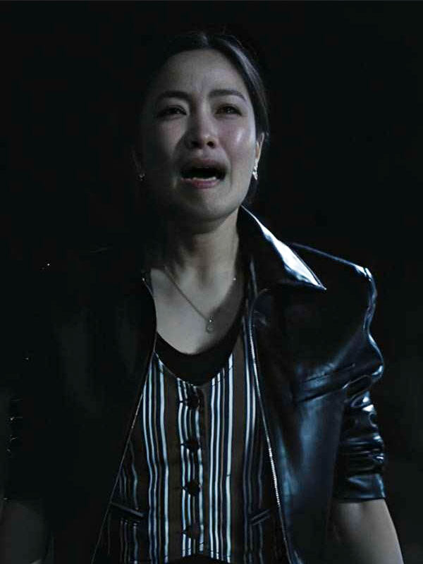 Cate Randa Monarch Legacy Of Monsters Season 2 Black Leather Jacket