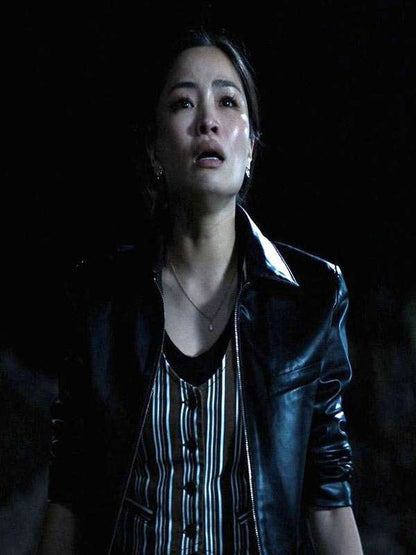 Cate Randa Monarch Legacy Of Monsters Season 2 Black Leather Jacket