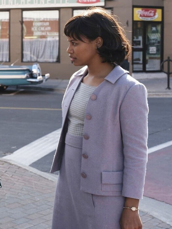 Charlotte Hanlon It Welcome To Derry Purple Wool Jacket