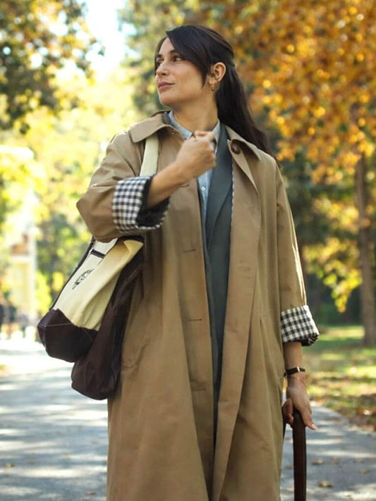 Charly Clive Rooster Season 01 Brown Cotton Coat