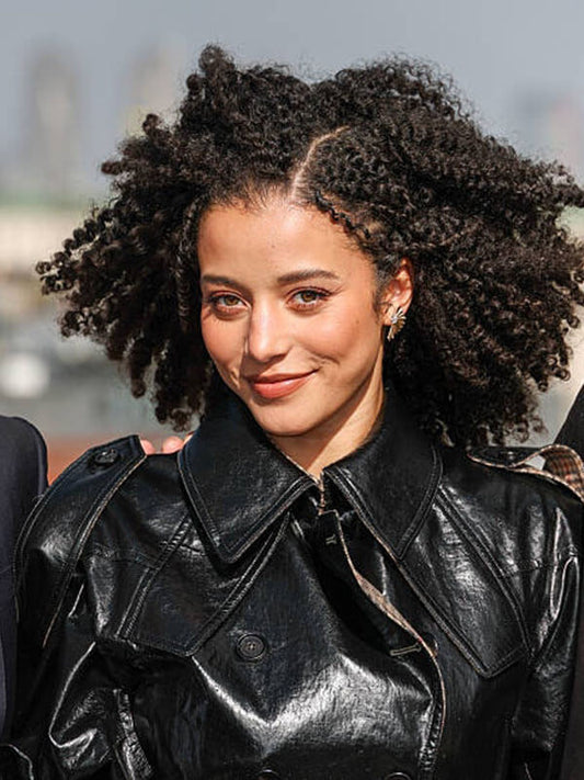 Chase Infiniti One Battle After Another Premiere Black Leather Trench Coat