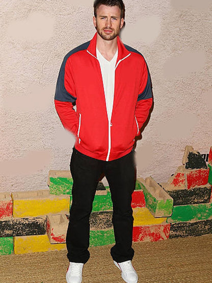 Chris Evans Sighting London Red Track Jacket