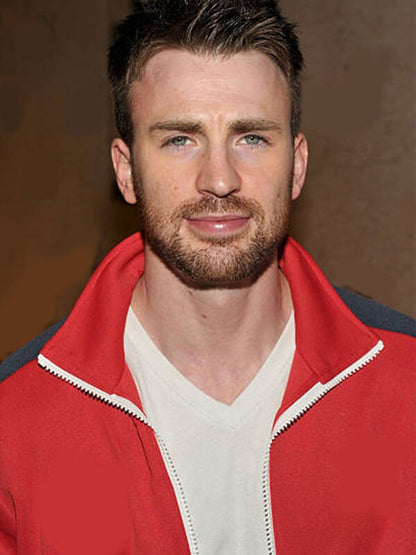 Chris Evans Sighting London Red Track Jacket