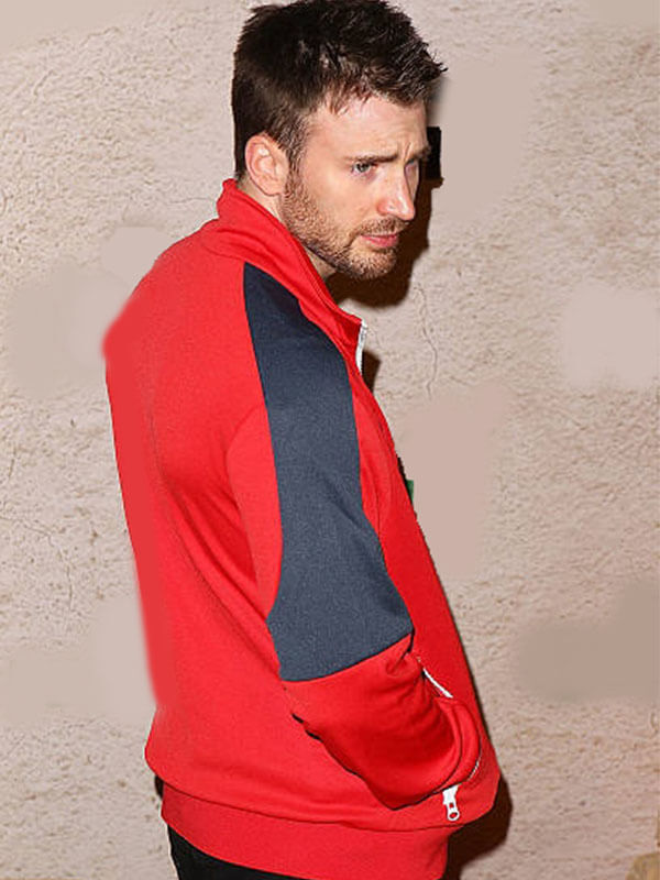 Chris Evans Sighting London Red Track Jacket