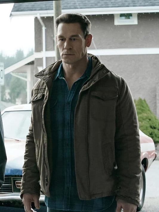 Christopher Smith Peacemaker Season 01 Brown Cotton Jacket