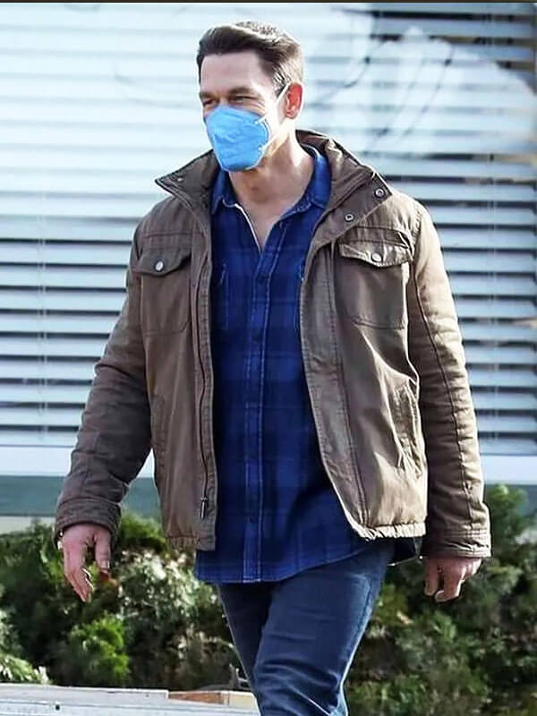 Christopher Smith Peacemaker Season 01 Brown Cotton Jacket