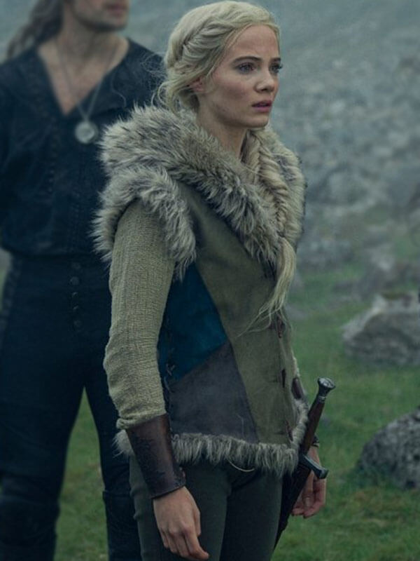 Ciri The Witcher Multicolor Suede Vest.
