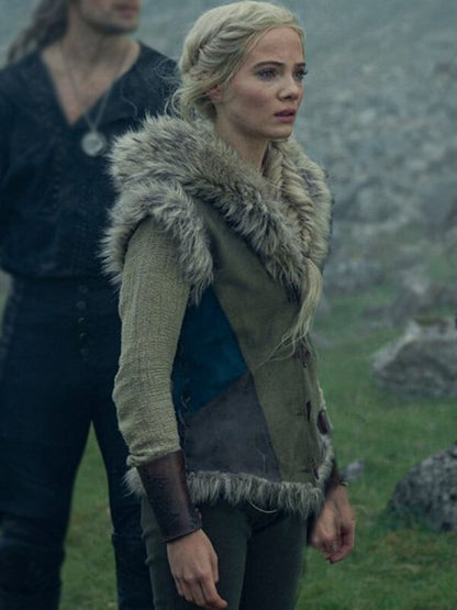 Ciri The Witcher Multicolor Suede Vest