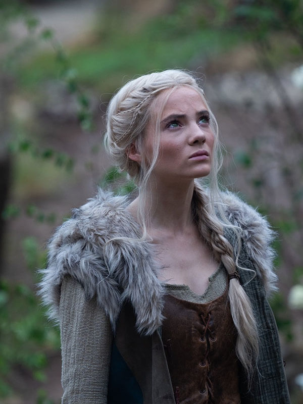 Ciri The Witcher Multicolor Suede Vest.