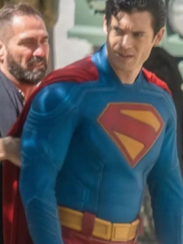 Clark Kent Superman 2025 Blue Leather Jacket