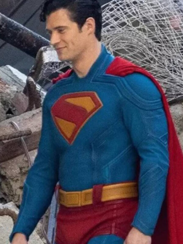 Clark Kent Superman 2025 Blue Leather Jacket