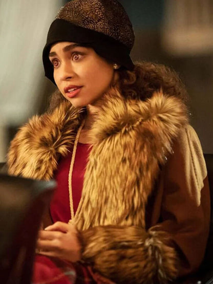 Claudia Interview With The Vampire Season 01 Brown Wool Coat