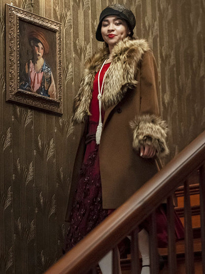 Claudia Interview With The Vampire Season 01 Brown Wool Coat