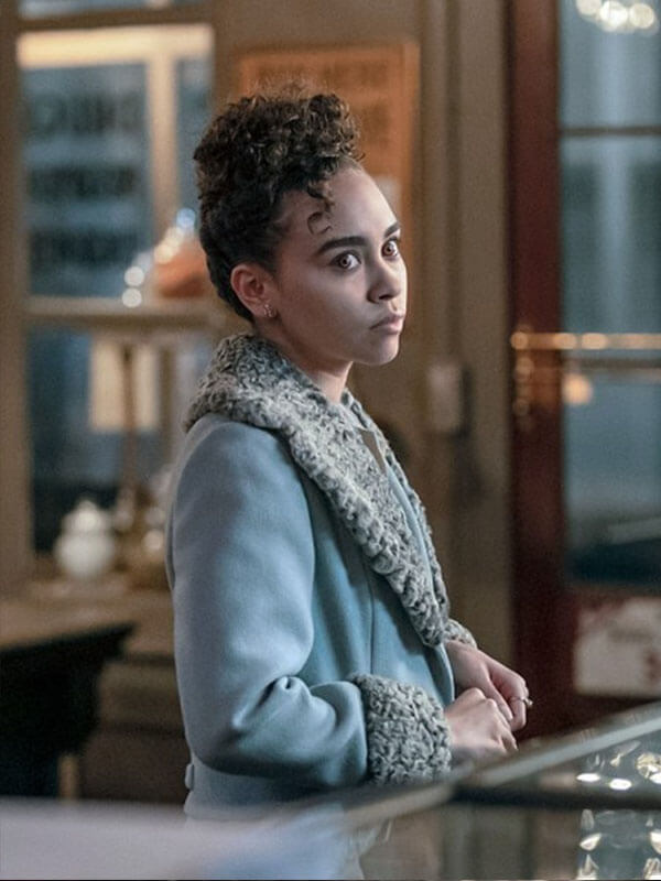 Claudia Interview With The Vampire Season 02 Cyan Wool Coat