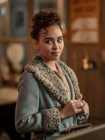 Claudia Interview With The Vampire Season 02 Cyan Wool Coat