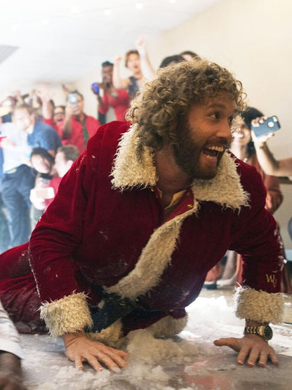 Clay Vanstone Office Christmas Party Santa Costume Coat