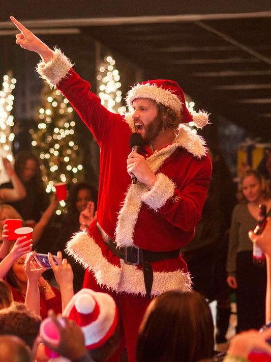 Clay Vanstone Office Christmas Party Santa Costume Coat