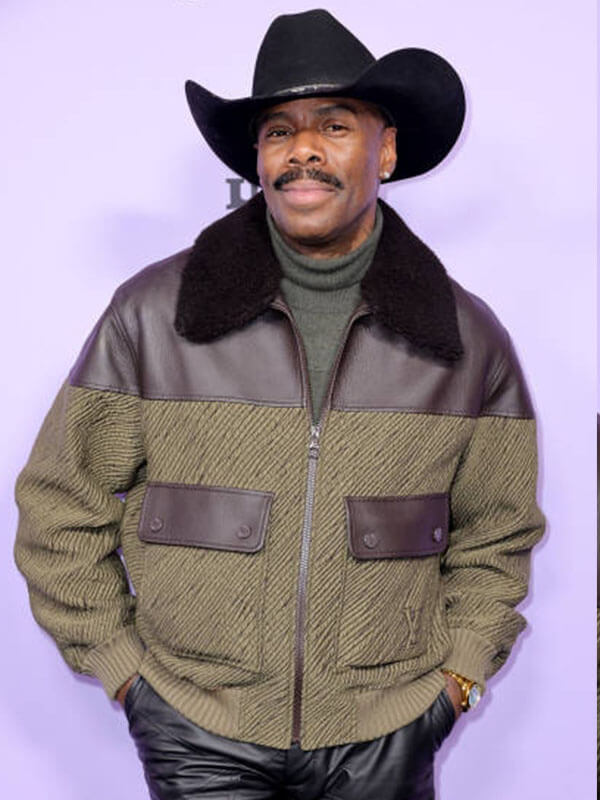 Coleman Domingo Sundance Film Festival Green & Brown Jacket