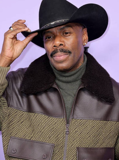 Coleman Domingo Sundance Film Festival Green & Brown Jacket