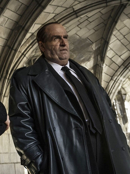 Colin Farell The Penguin 01 Black Trench Coat