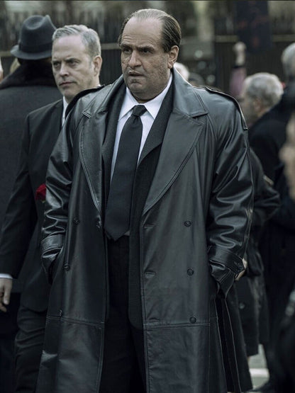Colin Farell The Penguin 01 Black Trench Coat