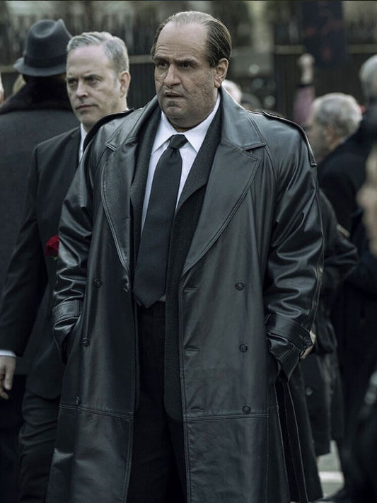 Colin Farell The Penguin 01 Black Trench Coat