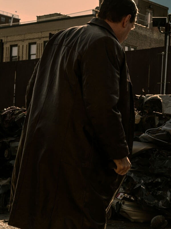 Colin Farell The Penguin Season 01 Brown Trench Coat