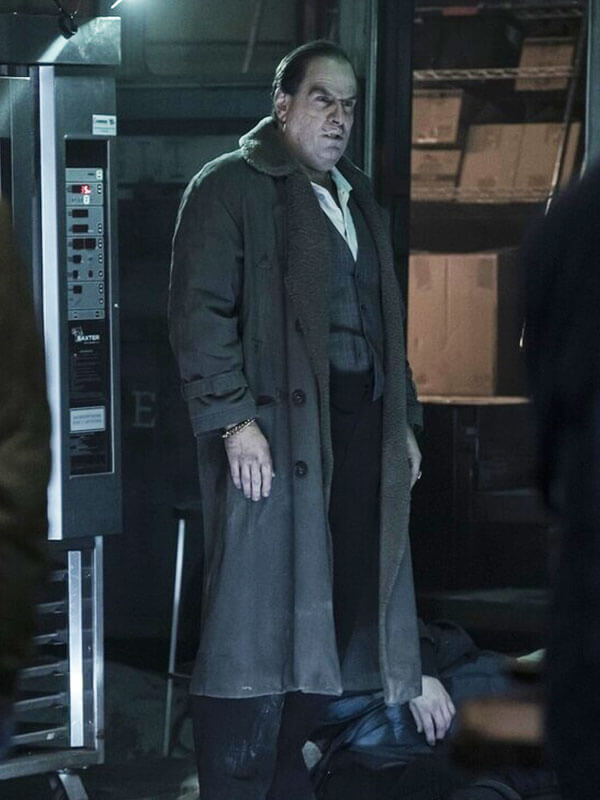 Colin Farell The Penguin Season 01 Green Trench Coat