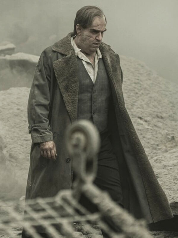 Colin Farell The Penguin Season 01 Green Trench Coat