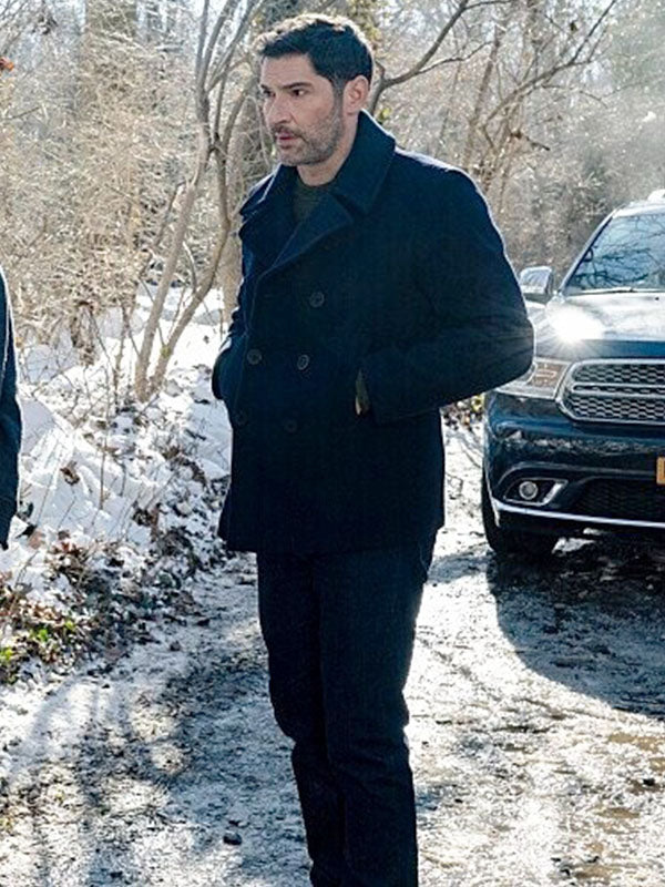 Colin Glass CIA Season 01 Blue Wool Coat